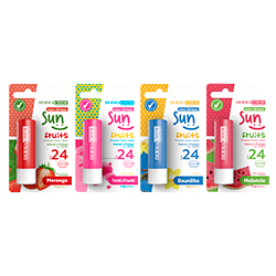 Logo lip balm FPS 24: lips moisturized,soft and health